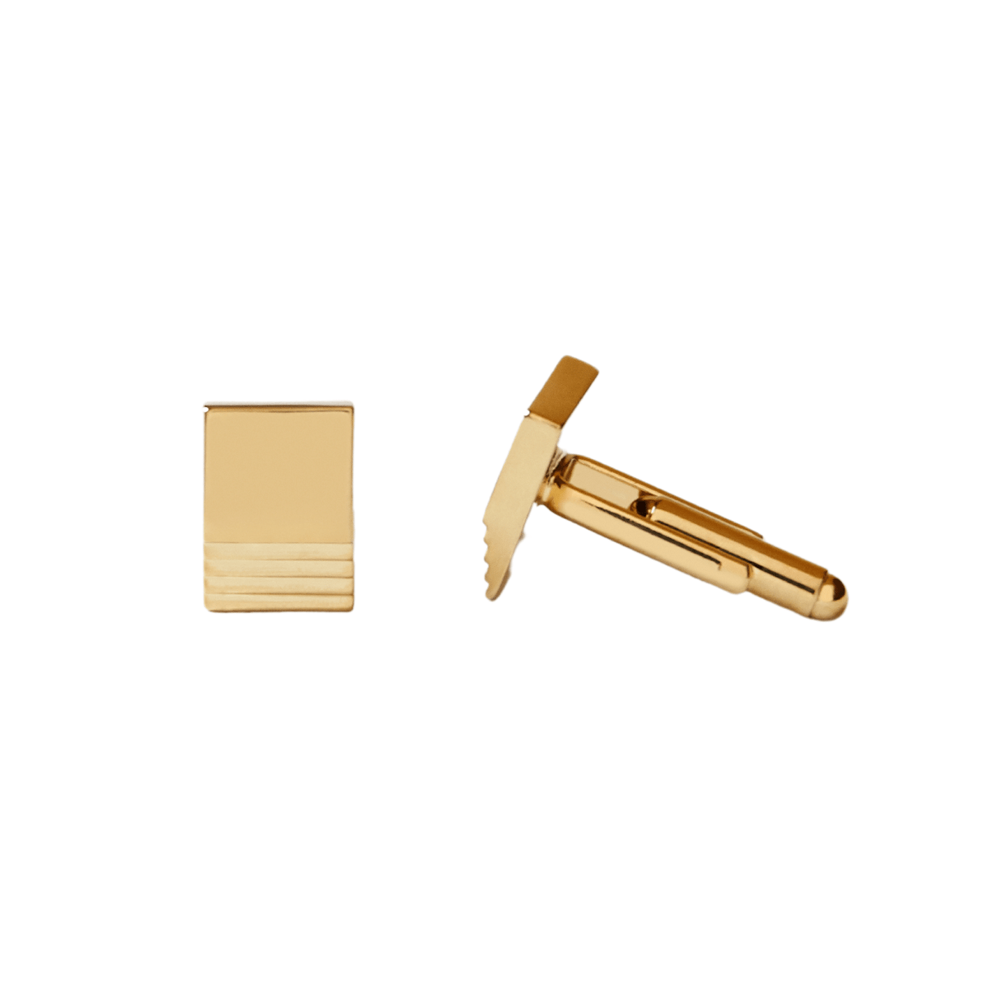 gold layered square cufflinks - Cufflinks - VUE by SEK