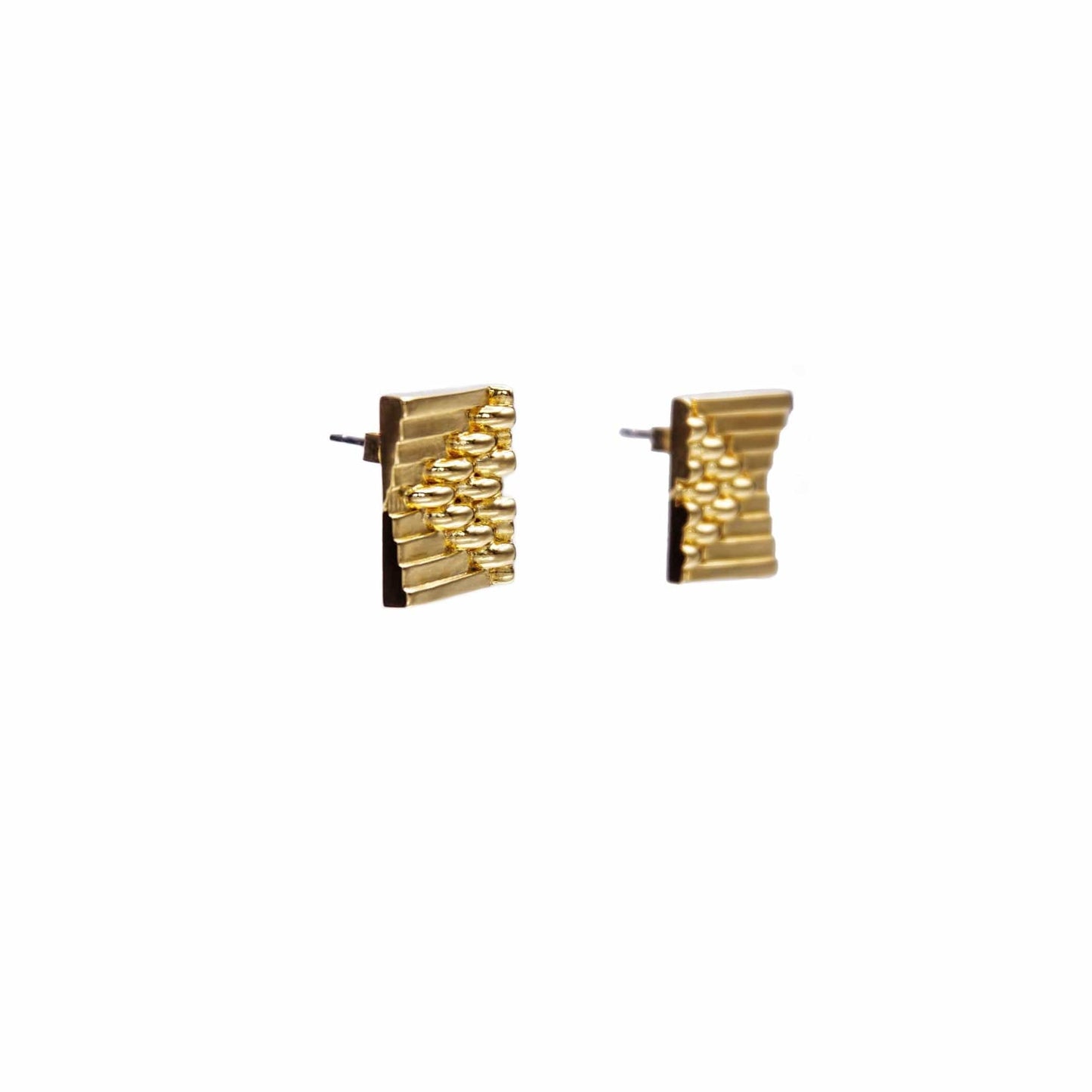 VUE by SEK Stud Earrings gold tex rex studs