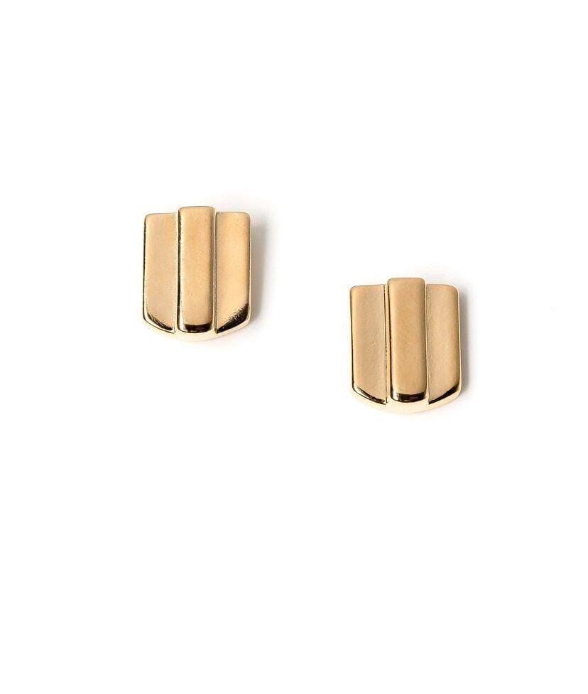 gold layered dome studs - VUE by SEK