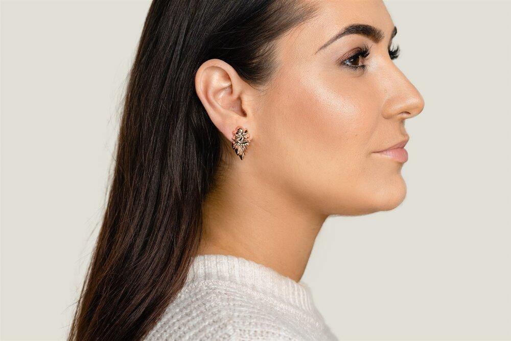 rose gold may earrings - VUE by SEK